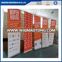 China Manufactuer Outdoor Poster Stand Retractable Advertising Pull Up Roll Up Banner Stand