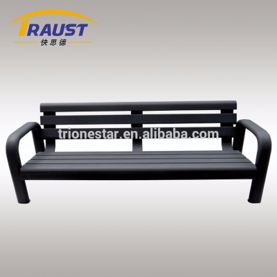 High quality Aluminum material tennis courtside chair, metal park benches