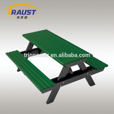 New style High quality Aluminum outdoor bench and Table