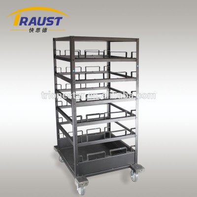 Convenient used barrier delivery trolley